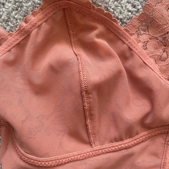 Free‎ People Pink Lace Racerback Bralette XS - Picture 10 of 12